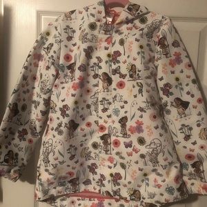 Disney girls rain coat Sz 7/8